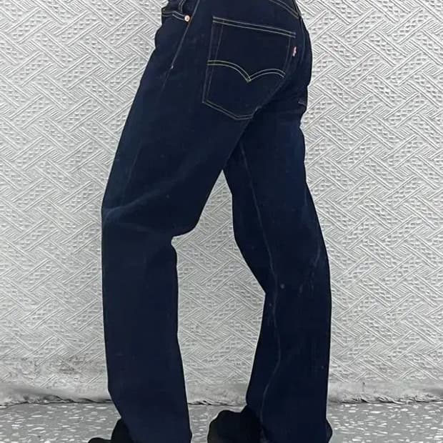 리바이스 503 모던 빈티지 힙로고 진청 데님팬츠 30인치 C07236