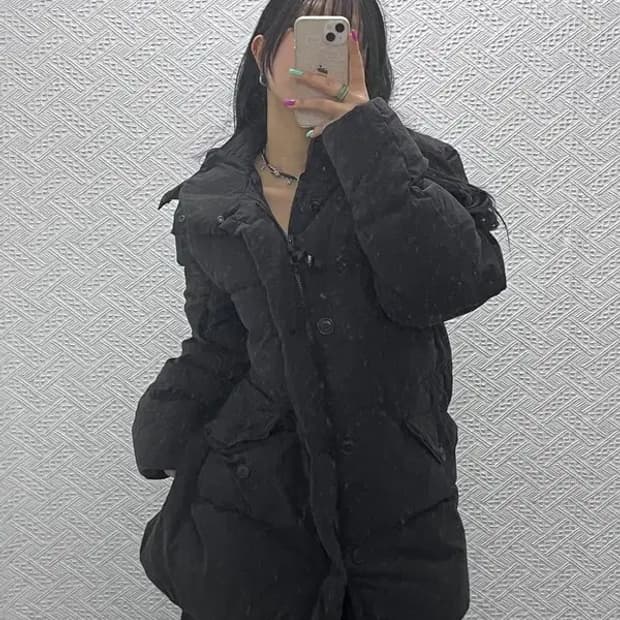 씨피컴퍼니 50Fili 렌즈와펜 다운 미디 패딩 자켓 XL C07261