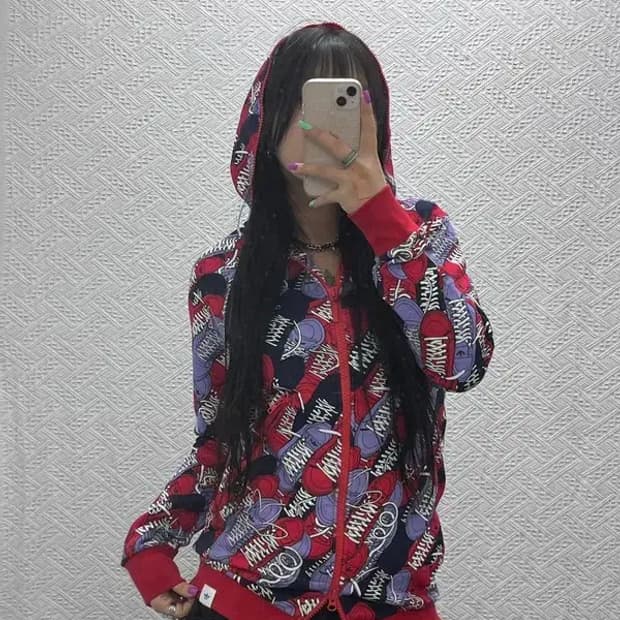 아디다스 희귀 키치 스니커즈 투웨이 져지 집업 100 C07282