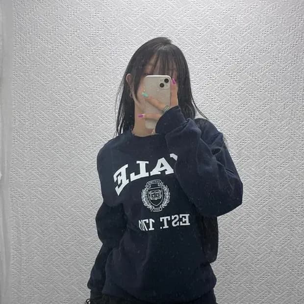 챔피언 올드스쿨 예일컬리지 빅로고 맨투맨 S C07292