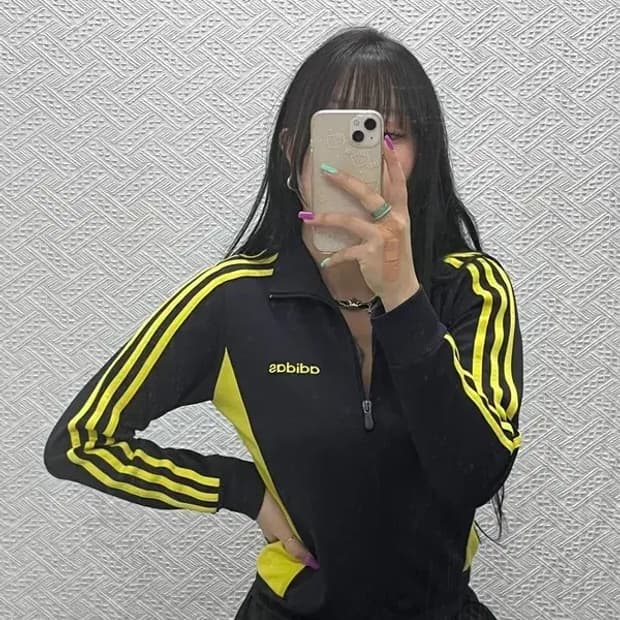 아디다스 Y2K 00's 스펠아웃 트랙탑 져지 집업 85 C07304