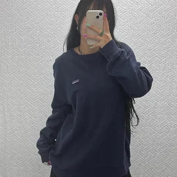 파타고니아 패치로고 캐주얼 맨투맨 스웻셔츠 XL C07324