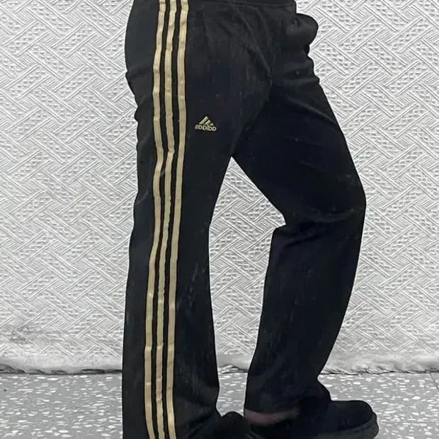 아디다스 올드스쿨 빈티지 검골 삼선 밴딩 트랙팬츠 95 C07393