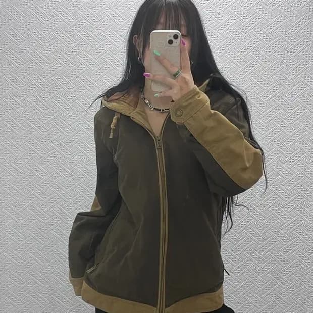 펜들턴 컨트리 빈티지 레트로 후드 워크 자켓 M C07384