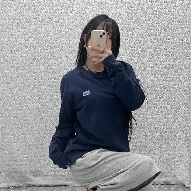 파타고니아 빈티지 캐주얼 스몰로고 맨투맨 M C07403