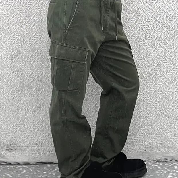 유니폼브릿지 빈티지 말차카키 카고팬츠 M C07428