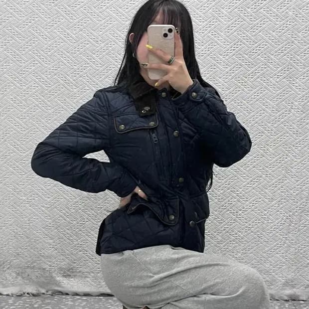 폴로 랄프로렌 캐주얼 코듀로이 카라 퀄팅 자켓 S C07416