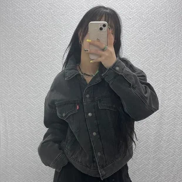 리바이스 올드스쿨 트러커 퀄팅 누빔 데님 워크 자켓 M C07444