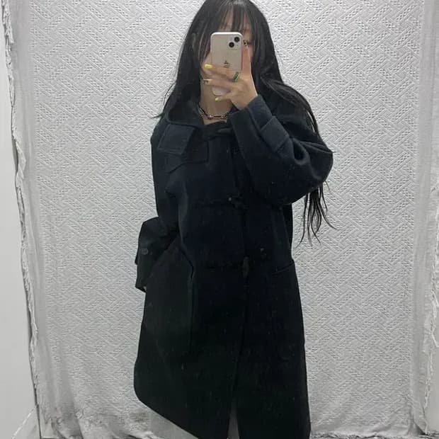 유니클로 베이직 모던시크 떡볶이 더플 코트 S C07480