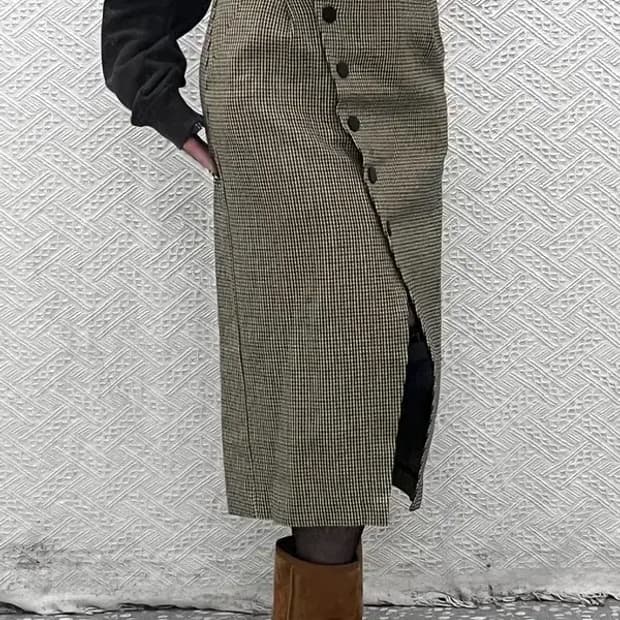 에이치앤엠 모던시크 하운드투스 랩 스커트 S C07508