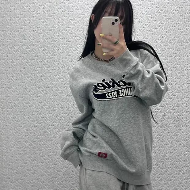 디키즈 올드스쿨 빈티지 빅로고 기모 맨투맨 XL C07498