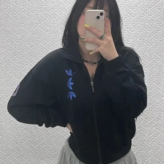 아디다스 파이어버드 제노 크롭 트랙탑 져지 집업 95 C06212