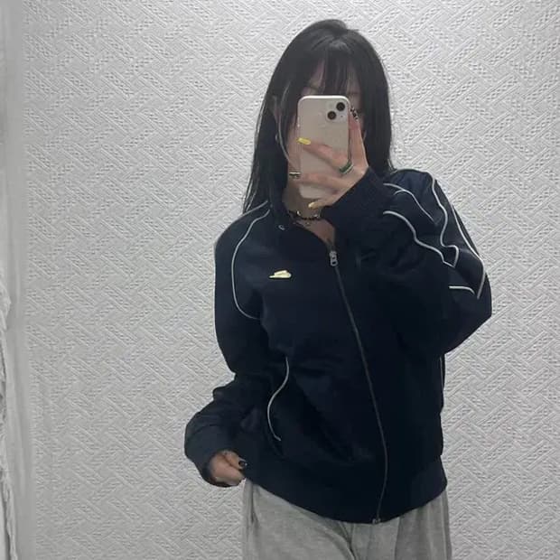 나이키 올드스쿨 레트로 레이싱 파이핑 져지 자켓 L C07521