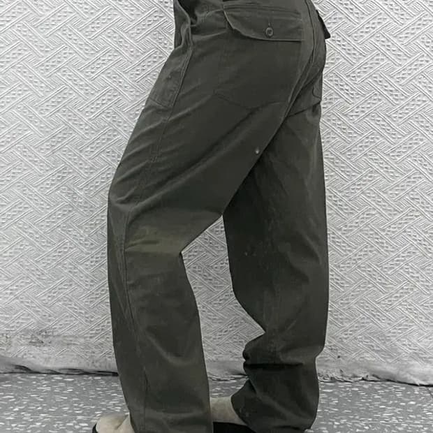 리 LEE 밀리터리 말차카키 퍼티그 팬츠 34인치 C07549