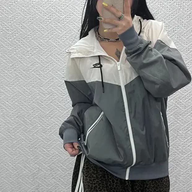 나이키 올드스쿨 레트로 윈드러너 바람막이 자켓 M C07566