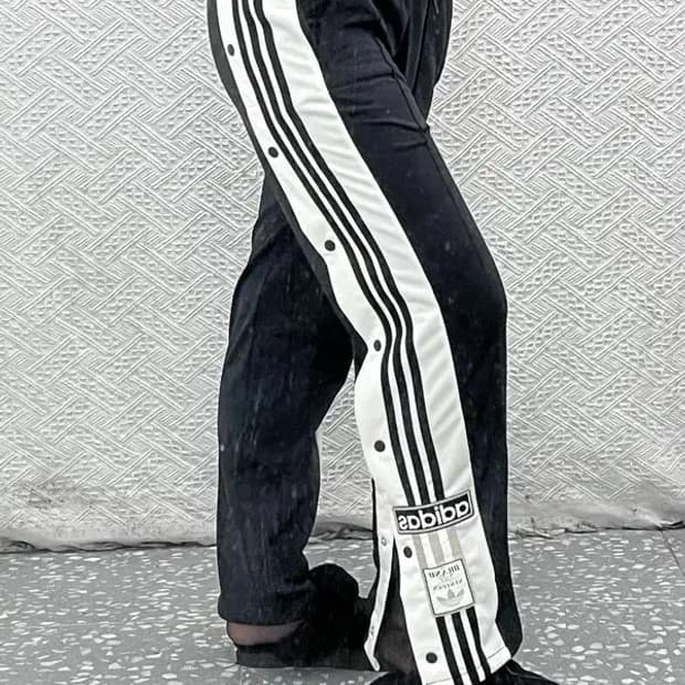 아디다스 아디브레이크 빈티지 사이드버튼 트랙팬츠 M C07628