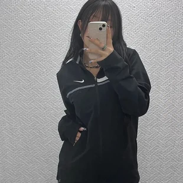 나이키 드라이핏 스우시 배색 바람막이 자켓 M C07609