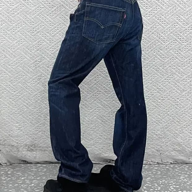 리바이스 504 올드스쿨 빈티지 워싱 데님팬츠 32인치 C07670