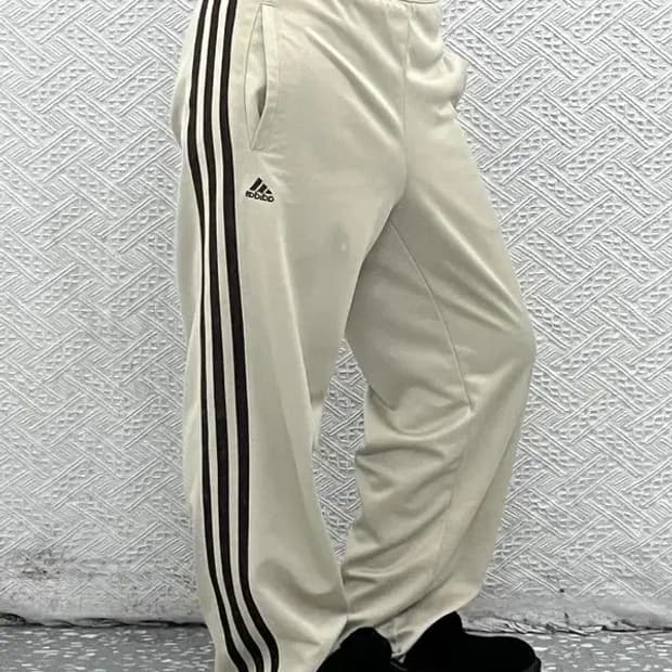 아디다스 아디컬러 클래식 크림 져지 트랙팬츠 L C07676