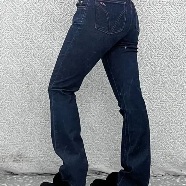 돌체앤가바나 유니트 키치 벨티드 데님팬츠 27인치 C07674