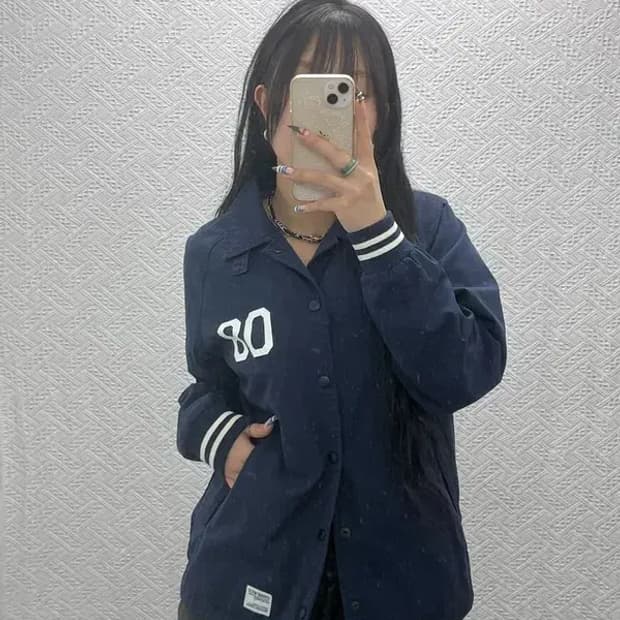 커버낫 올드스쿨 레트로 빈티지 바시티 자켓 M C07695