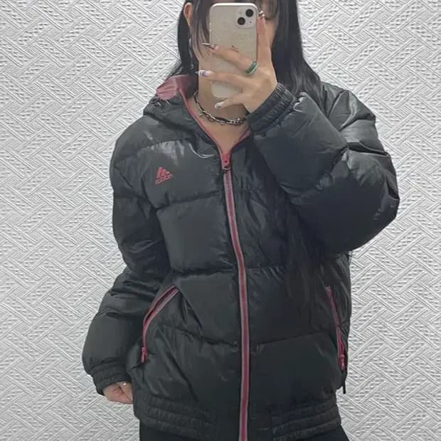 아디다스 레트로 빈티지 오리털 패딩 100 C07739