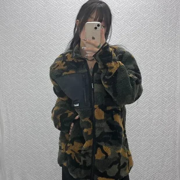 팀버랜드 아메카지 밀리터리 카모플라주 후리스 XL C07771