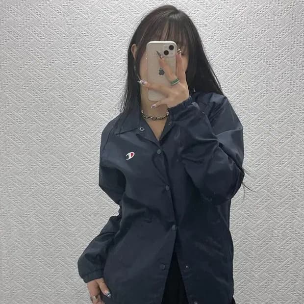 챔피언 올드스쿨 빈티지 바람막이 코치자켓 S C07826