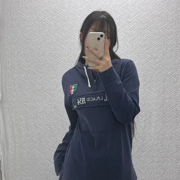 폴로 랄프로렌 90's 반집업 후드티 M C07849