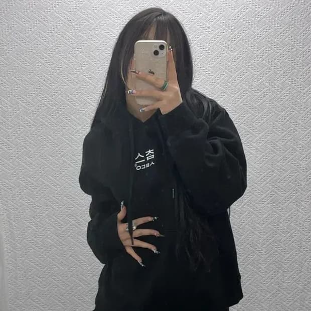 참스 스트릿 훈민정음 기모 후드티 2 C05530