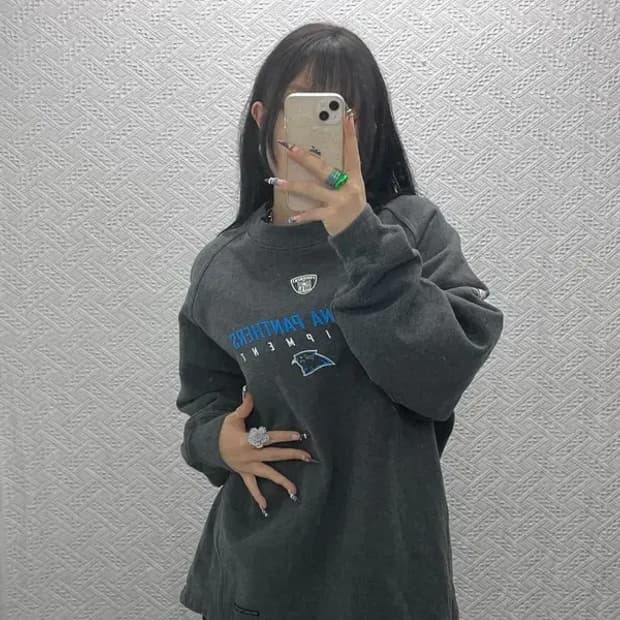 리복 NFL 어센틱 약기모 오버핏 스웻셔츠 맨투맨 105 C06311