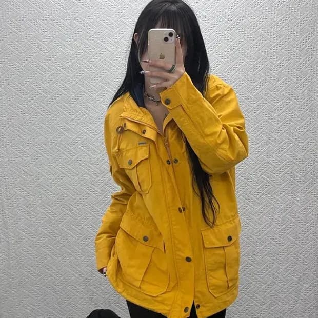 칼하트 레트로 빈티지 멀티포켓 트러커 야상 자켓 L C07895