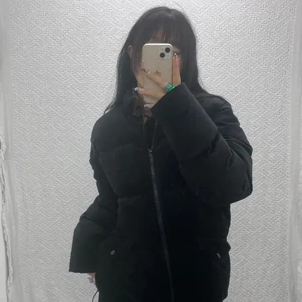 프리즘웍스 빈티지 모던시크 벨벳 패딩 L C07920