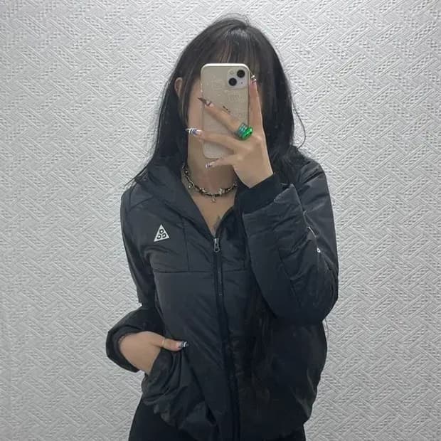 나이키 ACG 올드스쿨 캐주얼 빈티지 경량 패딩 자켓 L C07947