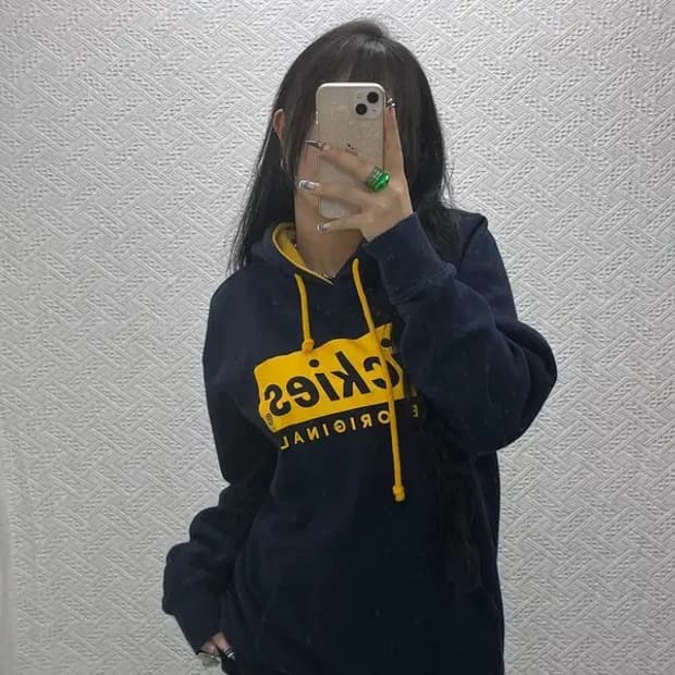 디키즈 올드스쿨 레트로 빈티지 약기모 후드티 L C07967