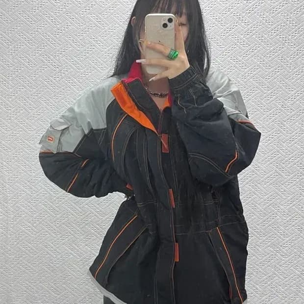 리바이스 레드탭 올드스쿨 빅로고 듀폰 써모라이트 자켓 M C07998