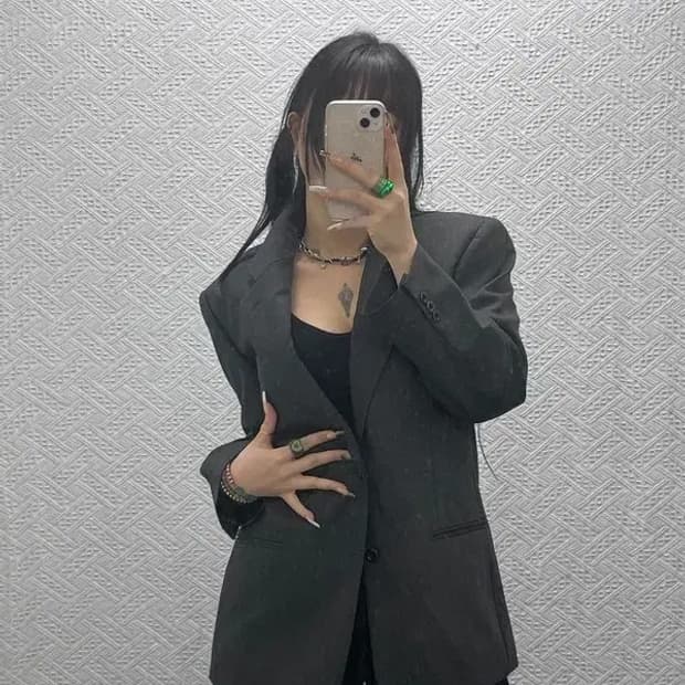 지방시 모던시크 울 블레이저 자켓 37R C08052