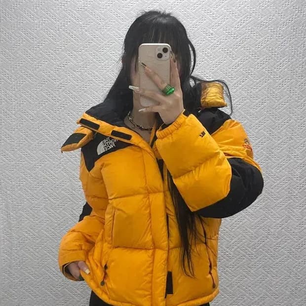 노스페이스 700 Y2K 써밋 윈드스토퍼 구스다운 패딩 90 C08079