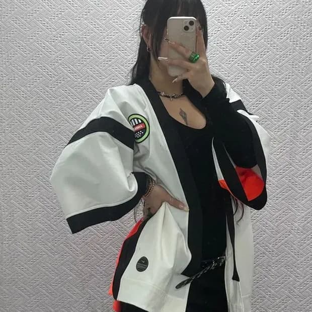 나이키 X 엠부쉬 희귀 유니크 유카타 도복 져지 M C08084