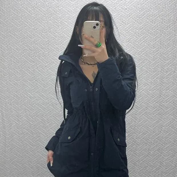 아베크롬비 올드스쿨 Y2K 00's 스트링 야상자켓 90 C08141