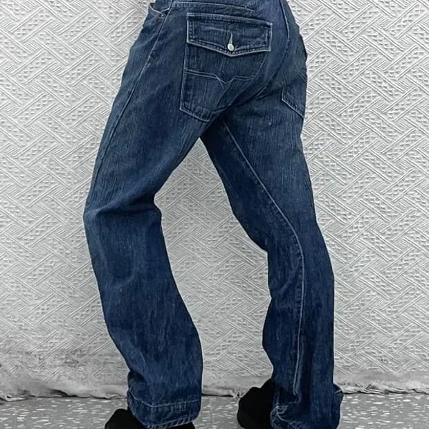 디젤 올드스쿨 빈티지 레트로 워싱 데님팬츠 32인치 C08185