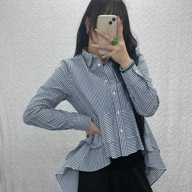 자라 언발 페어리 드레스 셔츠 블라우스 M C08201