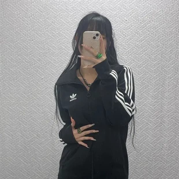 아디다스 오리지널 삼선 빈티지 유로파 져지 집업 100 C08245