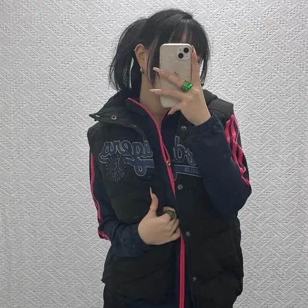 MLB LA다저스 올드스쿨 레트로 빈티지 패딩 조끼 95 C08281