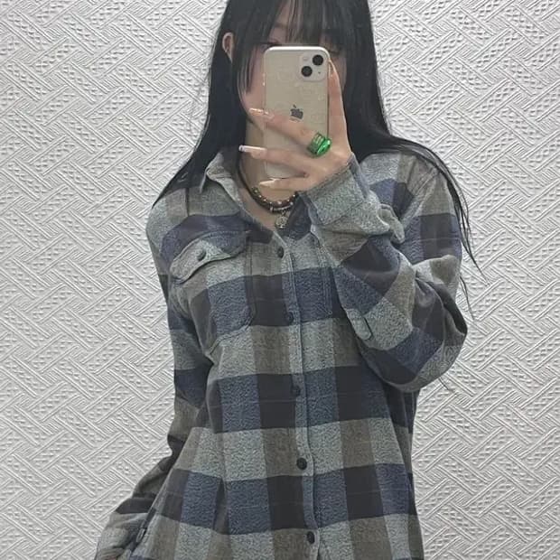 파타고니아 오가닉 컨트리 플란넬 체크 셔츠 95 C08320