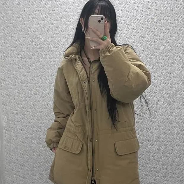 폴로 랄프로렌 90's 빈티지 캐주얼 미디 패딩 점퍼 M C08326