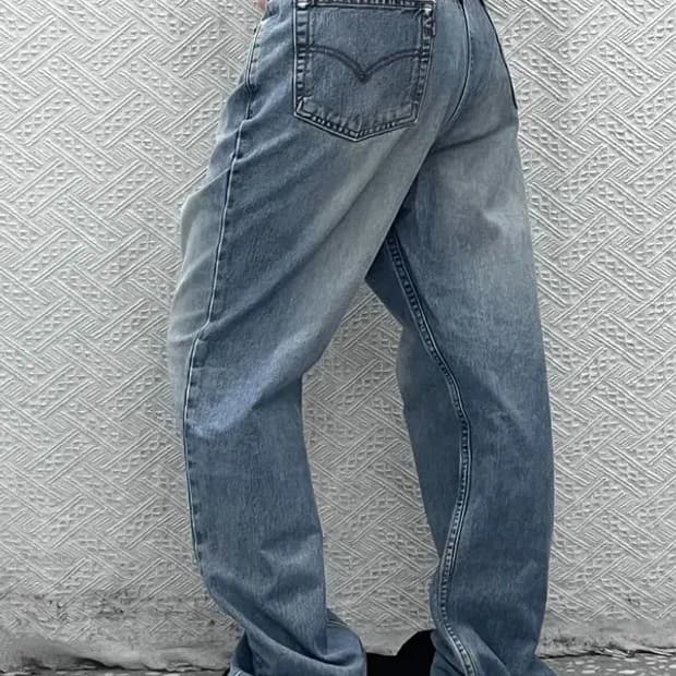 리바이스 506 빈티지 레트로 워싱 데님팬츠 38인치 C08353