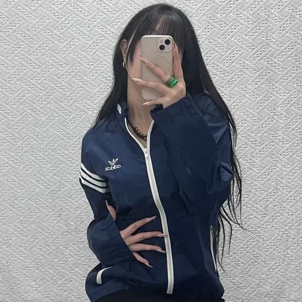 아디다스 재팬 90's 올드스쿨 레트로 바람막이 자켓 M C08338