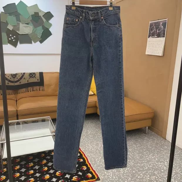 리바이스 505 모던 캐주얼 빈티지 데님팬츠 70 C08429