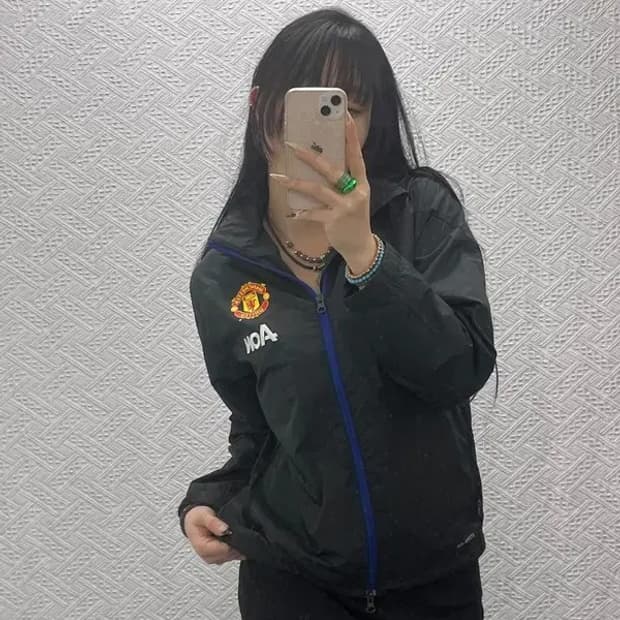 나이키 맨체스터유나이티드 레트로 축구 바람막이 자켓 L C08443